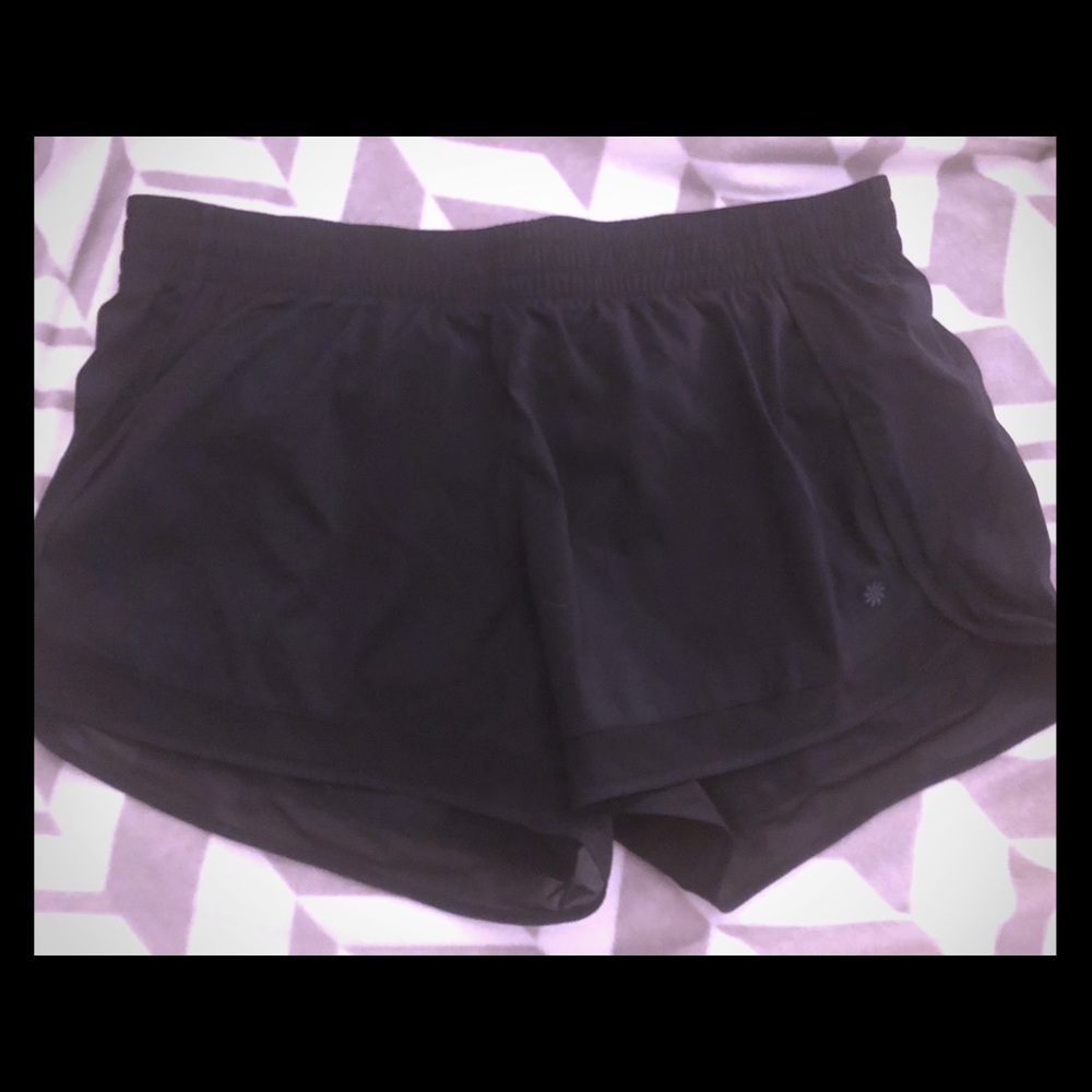 Athleta mesh racer shorts
